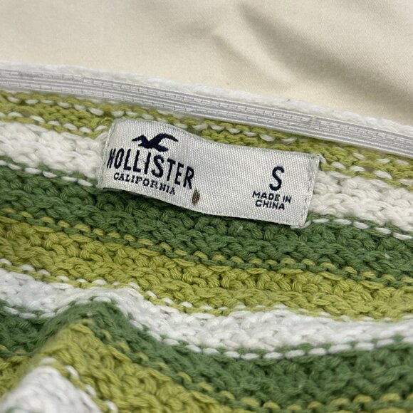Hollister Crochet Halter Top Size Small Boho Retro - Picture 7 of 10